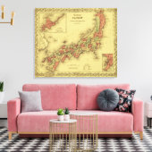 日本パノラママップジャパン キャンバスプリント (インサイチュ (リビング))