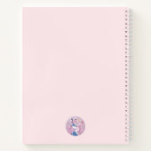 日本ピンクのアニメ女子校英学校 ノートブック (裏面)