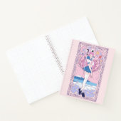 日本ピンクアニメ女子校生アールヌーボー ノートブック (内部)