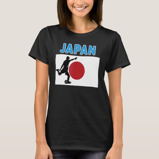 日本ファン代表サッカー世界チャム Tシャツ (正面)