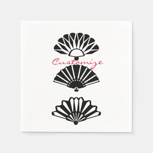 日本ファンThunder_Cove スタンダードカクテルナプキン (正面)