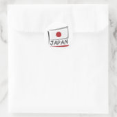 日本プライドX国旗 ラウンドシール (バッグ)