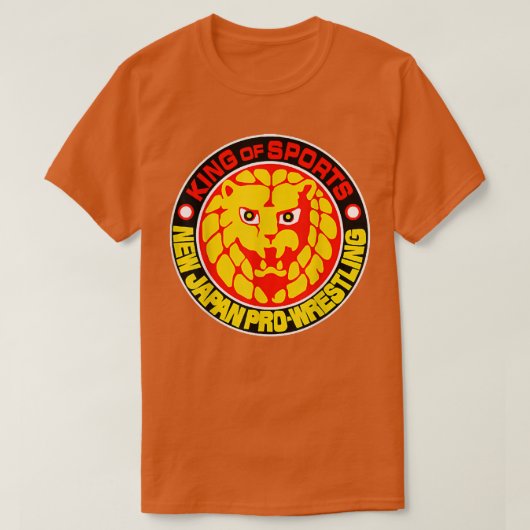 日本プロレスリング Tシャツ (デザイン正面)