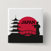 日本ボタン 缶バッジ (正面)