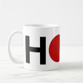 日本マグのための希望 コーヒーマグカップ (左)