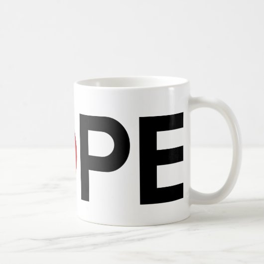 日本マグのための希望 コーヒーマグカップ (右)