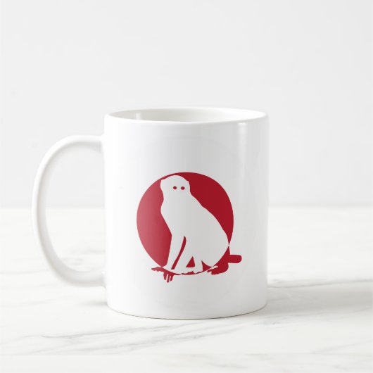 日本マ日本のカケ国旗 コーヒーマグカップ (左)