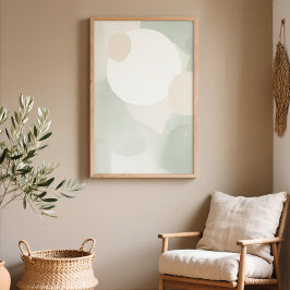 日本ミニマル抽象芸術ウォールアートプリント ポスター