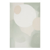 日本ミニマル抽象芸術ウォールアートプリント ポスター (正面)