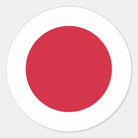 日本ユーロのステッカー ラウンドシール (正面)