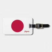 日本ラゲッジタグ愛国旗日本の旗 ラゲッジタグ (正面横)