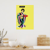 日本レトロヴィンテージ旅行ポスター ポスター (キッチン)