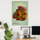 日本ロボット ポスター (ホームオフィス)