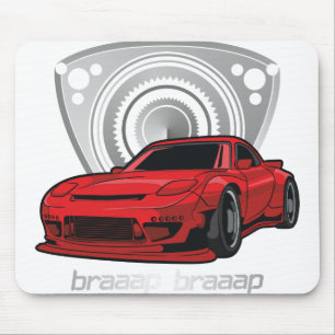 日本ロータリーマズダRX7ブラップ マウスパッド
