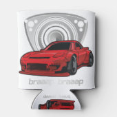 日本ロータリーマツダRX7ブラップ 缶クーラー (裏面)