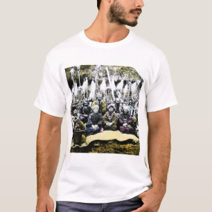 日本ヴィンテージのVilageの北の生命のアイヌ語の人々 Tシャツ