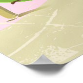 日本ヴィンテージスタイル旅行ポスター ポスター (角)