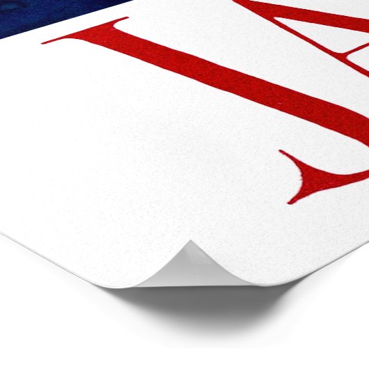 日本ヴィンテージ旅行のポスター復元 ポスター (角)