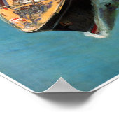 日本ヴィンテージ旅行のポスター復元 ポスター (角)