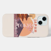 日本ヴィンテージ旅行アート Case-Mate iPhoneケース (裏面 (横))