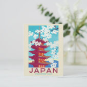 日本ヴィンテージ旅行ポスター1930年代 ポストカード (スタンド正面)