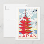 日本ヴィンテージ旅行ポスター ポストカード (正面/裏面)