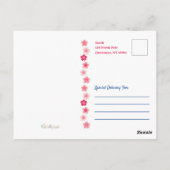 日本ヴィンテージ旅行ポスターl山富士 ポストカード (裏面)