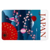 日本ヴィンテージ旅行ポスターl山富士 マグネット (横)