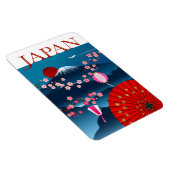 日本ヴィンテージ旅行ポスターl山富士 マグネット (右側)