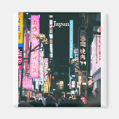 日本ヴィンテージ旅行観光客追加 マグネット (正面)