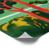 日本ヴィンテージ旅行 ポスター (角)