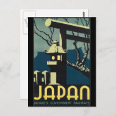 日本ヴィンテージ旅行 ポストカード (正面/裏面)