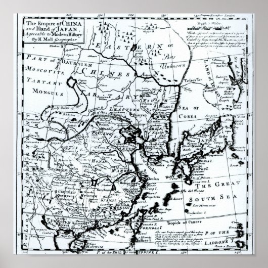 日本中国と島 ポスター (正面)