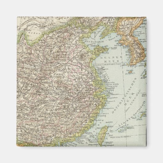 日本中国の地図 マグネット (正面)