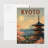 日本京都古寺伝統旅行 ⛩️ ポストカード (正面/裏面)