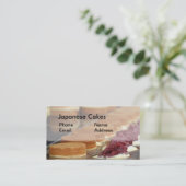 日本人のケーキおよび優美 名刺 (スタンド正面)