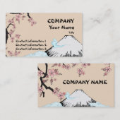 日本人のデザインの名刺 名刺 (正面/裏面)