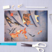 日本人のプリントのアカエイおよびコイのティッシュペーパー 薄葉紙 (クラフト)