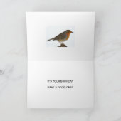 日本人のロビンのバースデー・カード カード (内部)