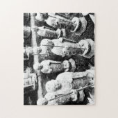 日本人の仏の彫像 ジグソーパズル (縦)