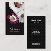 日本人の刺激を受けたな寿司職人のケータリング 名刺 (正面/裏面)