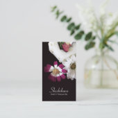 日本人の刺激を受けたな寿司職人のケータリング 名刺 (スタンド正面)