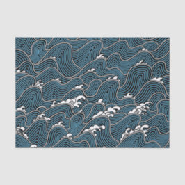 日本人の波のティッシュペーパー 薄葉紙