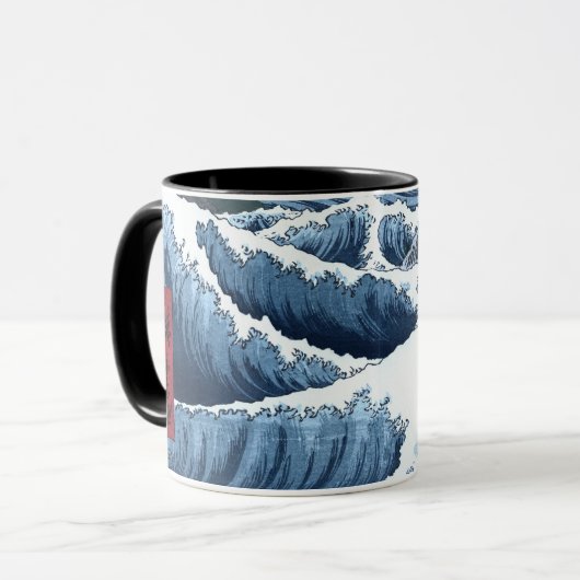 日本人の波 マグカップ (正面左)