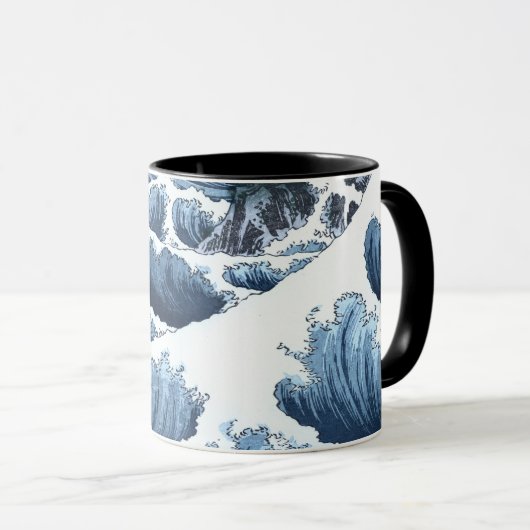 日本人の波 マグカップ (正面右)