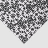 日本人のAsanohaパターン-白および黒 薄葉紙 (詳細)