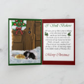 日本人のChinのクリスマスのギフト シーズンカード (内部)