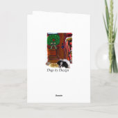 日本人のChinのクリスマスのギフト シーズンカード (裏面)