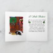 日本人のChinのクリスマスのギフト シーズンカード (内部)