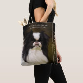 日本人のChinの提示のトートバック トートバッグ (クローズアップ)